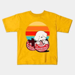 Dog in the Egg Kids T-Shirt